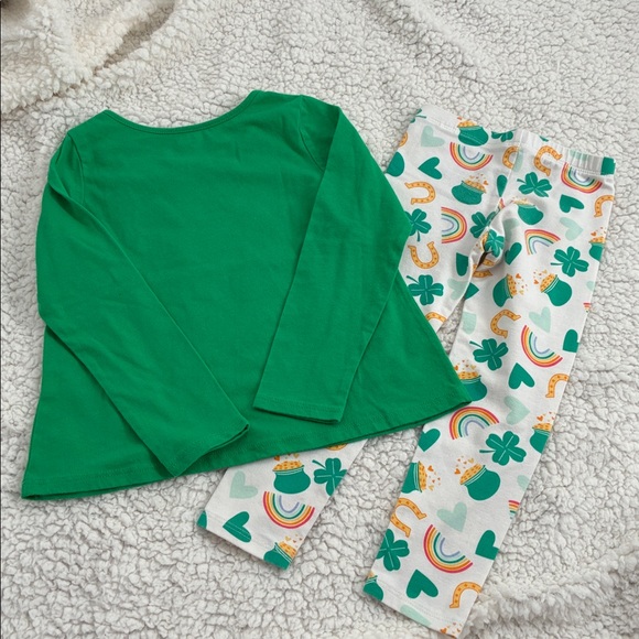 The Children's Place Lucky Charm St Patrick’s Day Set -3T - Picture 5 of 6